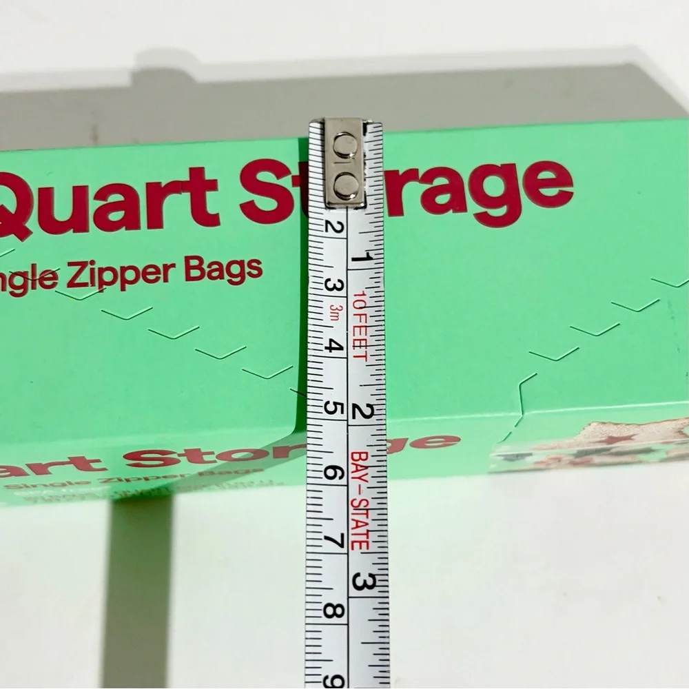 Up&Up Holiday Quart Zipper Close Food Storage Bag 20ct Holly Berry NEW